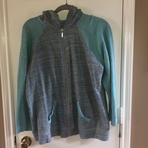 Lightweight Style & Co 2X hooded jacket